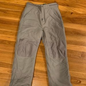 LL Bean Gray Ski Snow Pants